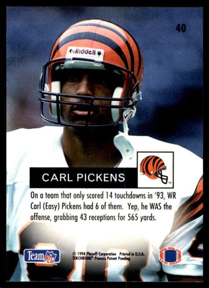 The Legendary Carl Pickens: An NFL Icon